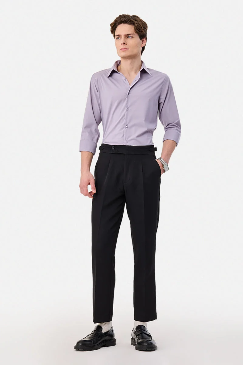 SNITCH Pleated Stretch Trousers